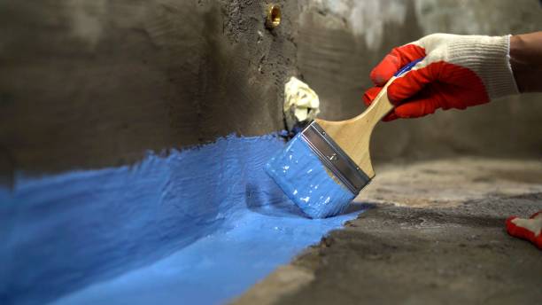 Commercial Waterproofing project at a Harrodsburg, KY business property by SJ Waterproofing Pros